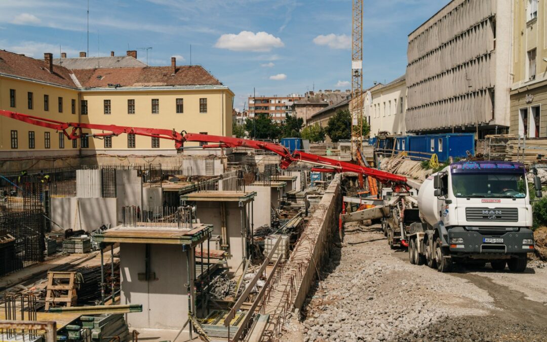 The penultimate level of the underground car park on Sas Street is completed