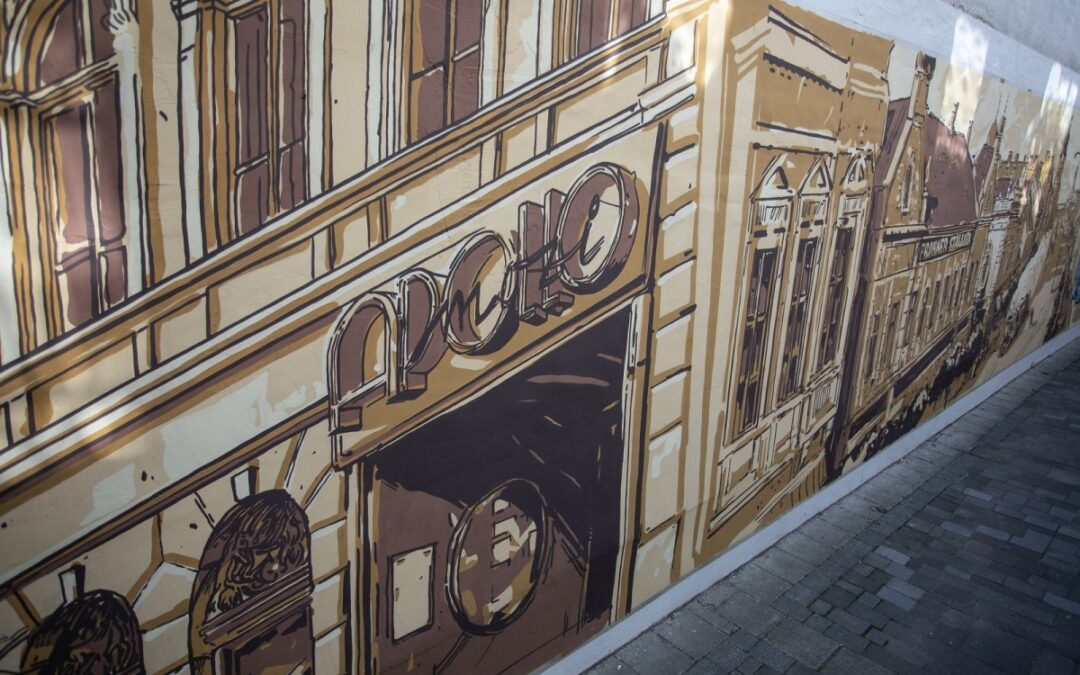 New mural painting in Debrecen