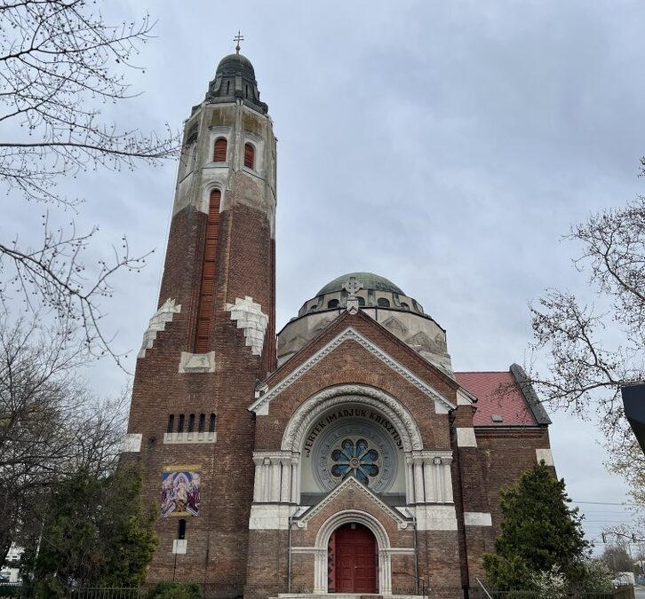 The Greek Catholic Church in Attila Square is being renovated extensively