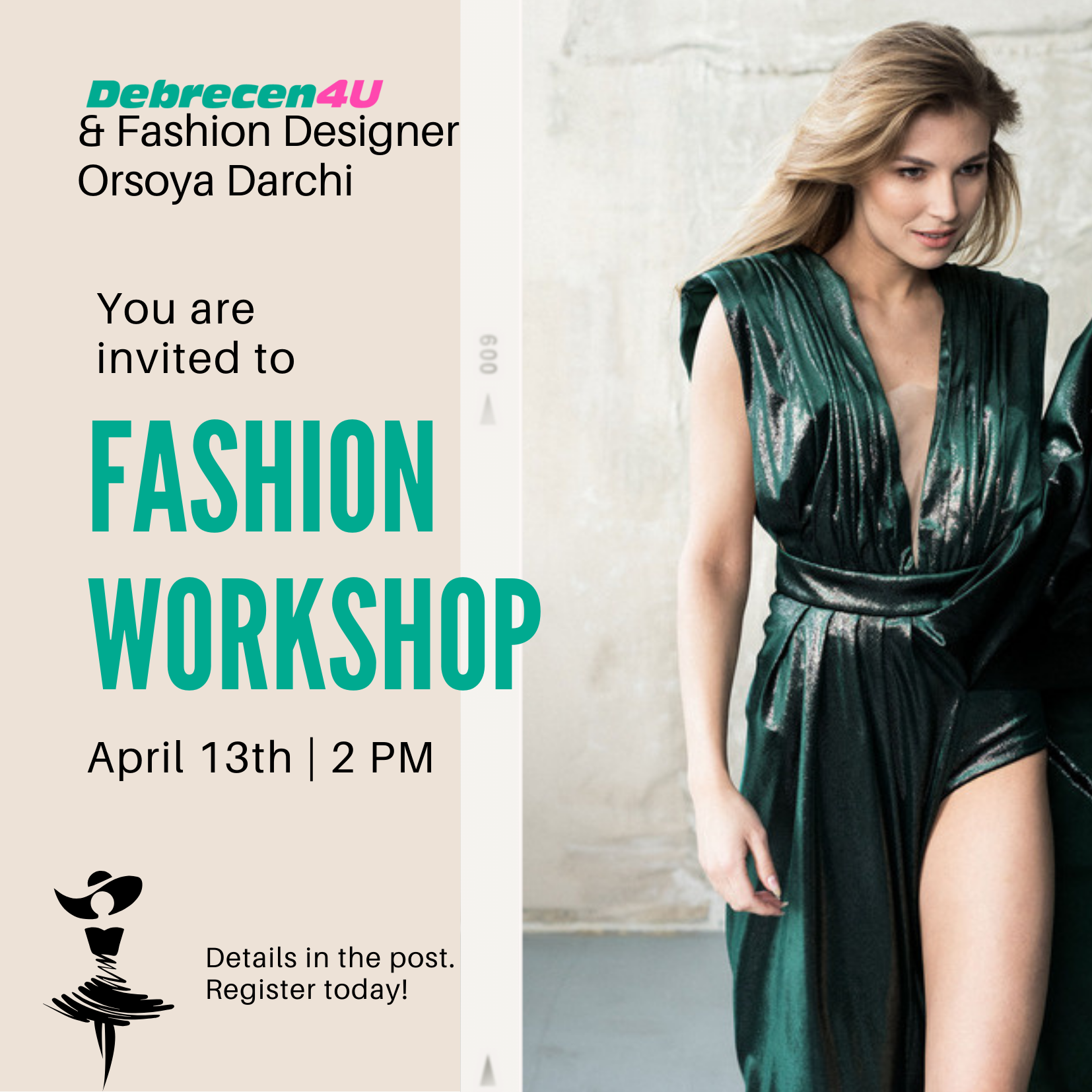 Debrecen4U Business Expat Club (BEC) x Fashion Designer Orsoya Darchi Exclusive Workshop
