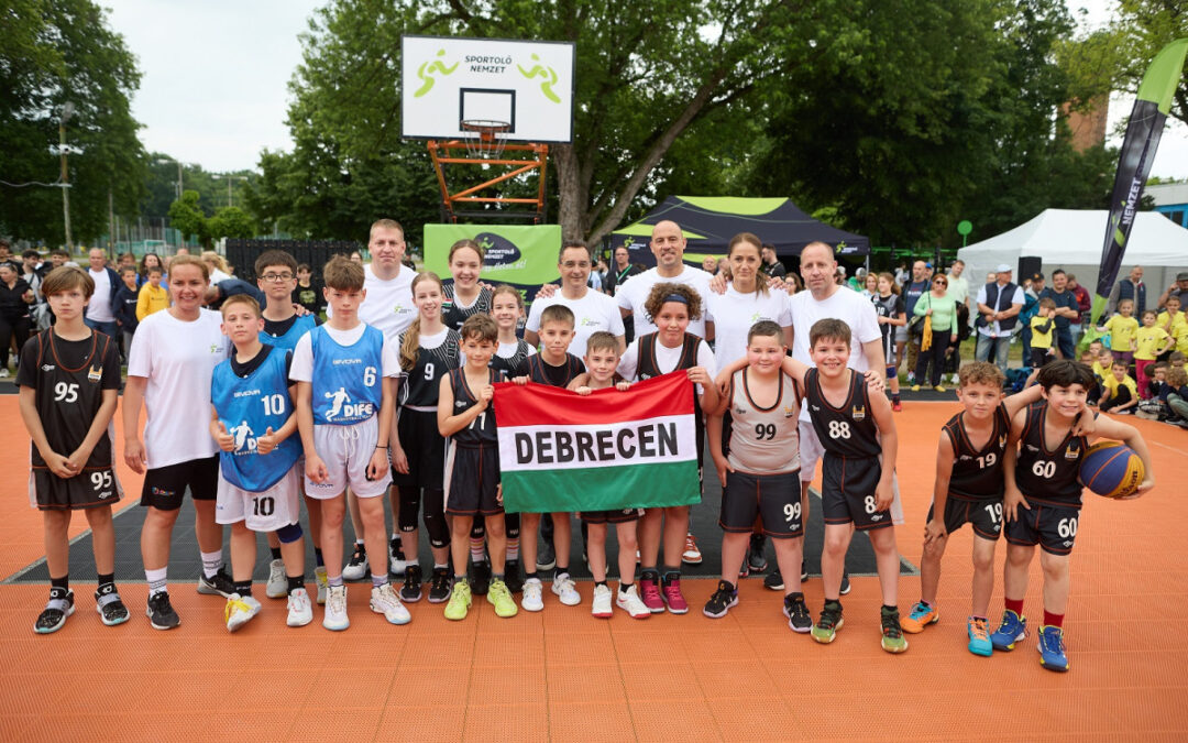 Basketball promotion event for children has been organized in Debrecen