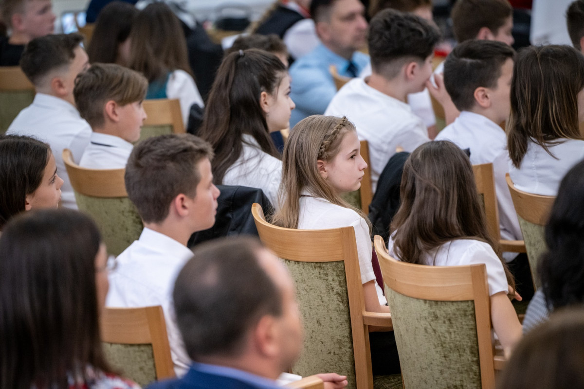 Upper school students gave a presentation at the finals of the Student ...