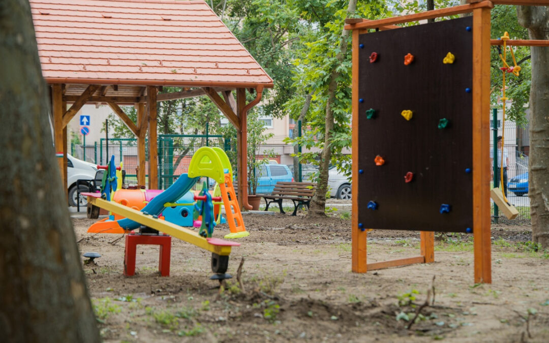 A new community playground was inaugurated in Debrecen