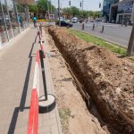 Construction of bus lane on Hunyadi Street has started