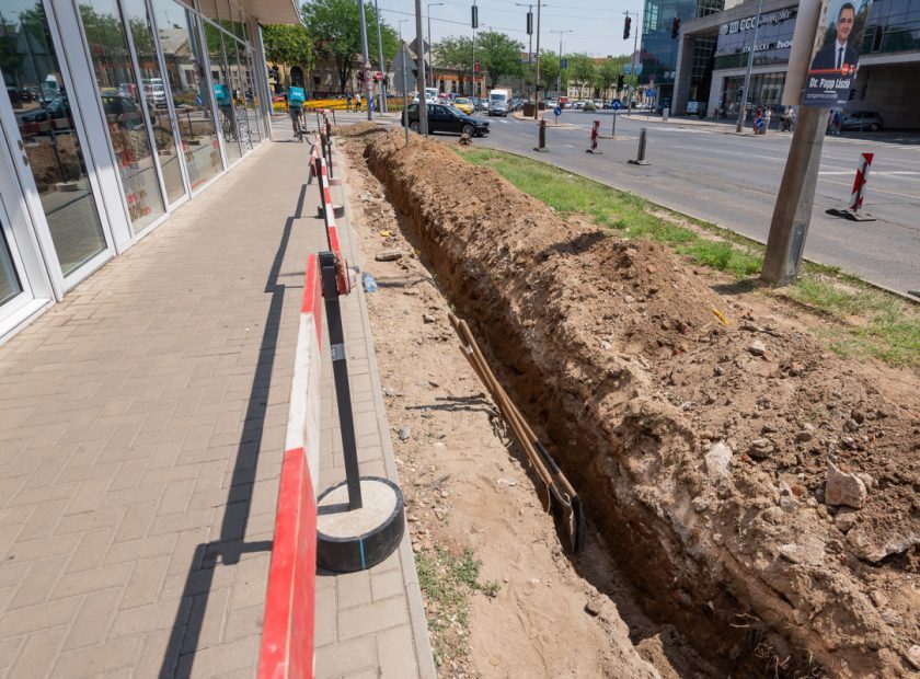 Hunyadi street_Construction_Debrecen_Hungary