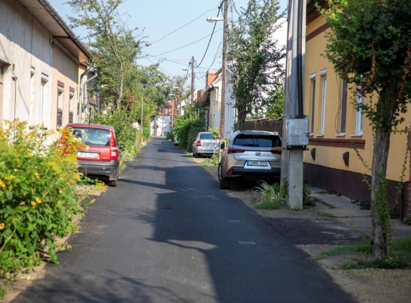 Major Road Paving Works Have Been Completed On Dugovics Titusz Street