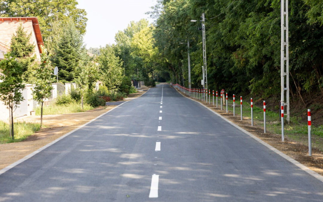 Road works on Kartács Street have been completed