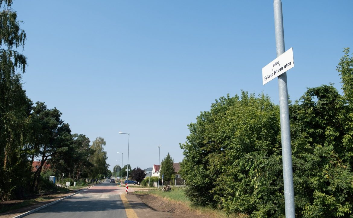 The initial section of the road leading to the Pallag Housing Estate has been asphalted_Debrecen