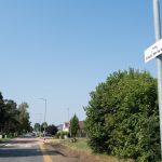 The initial section of the road leading to the Pallag Housing Estate has been asphalted