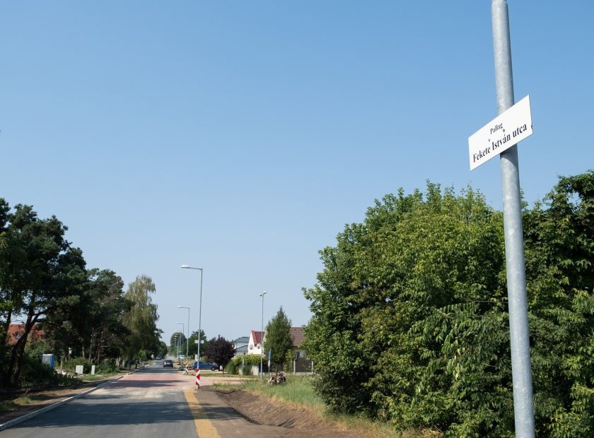 The initial section of the road leading to the Pallag Housing Estate has been asphalted_Debrecen