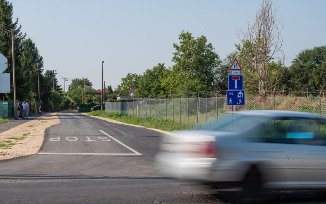 The first phase of the road construction on Basahalom Street has been completed