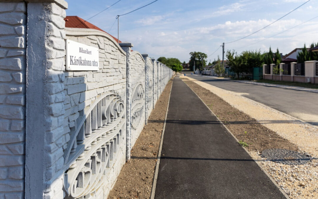 Road construction completed on Kárókatona Street