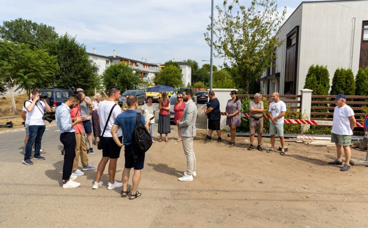Road construction on Gohér Street has started