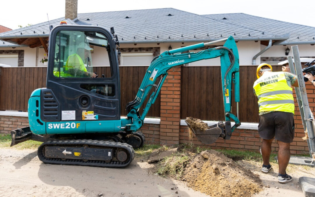 Road construction on Gohér Street has started