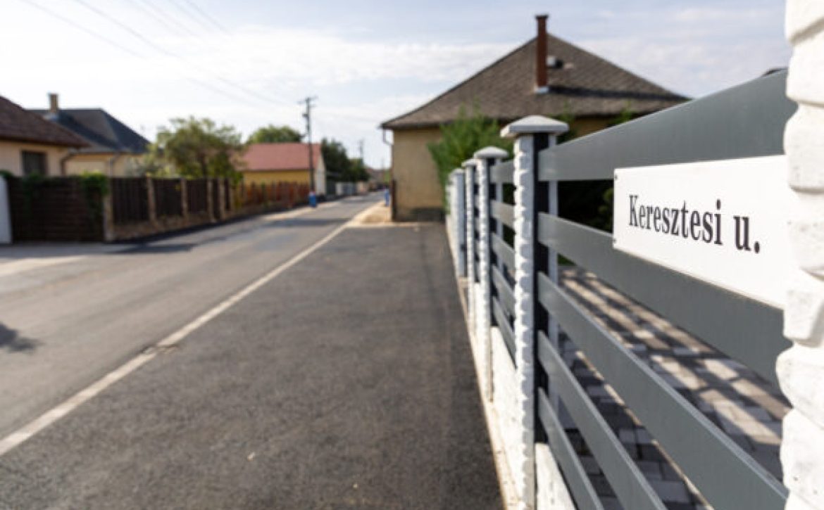 Road construction on Keresztesi Street completed_Debrecen_Hungary