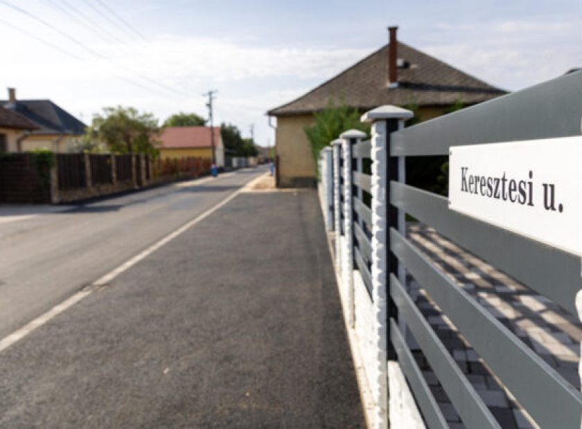 Road construction on Keresztesi Street completed_Debrecen_Hungary