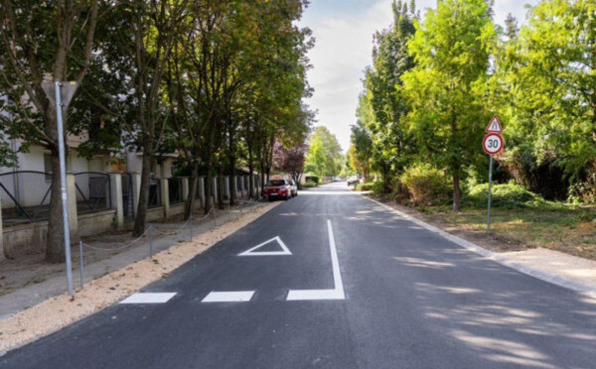 Road construction on Zelemér Street completed_Debrecen_Hungary
