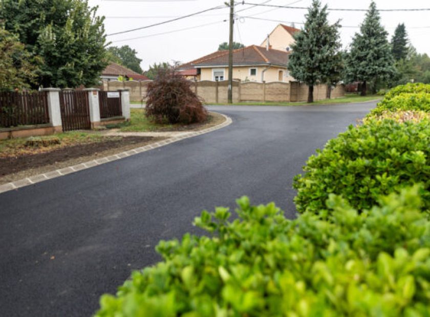 Road works on Északi sor – Vashámor streets completed_Debrecen_Hungary