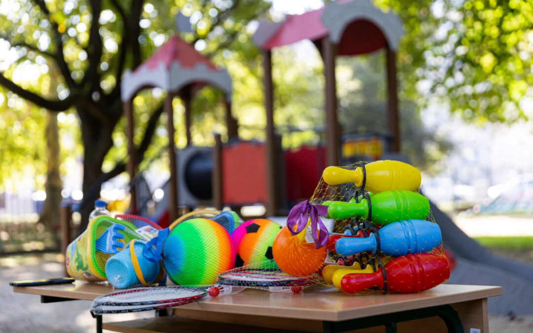 The school year started with a new playground opened at Ibolya Street Primary School