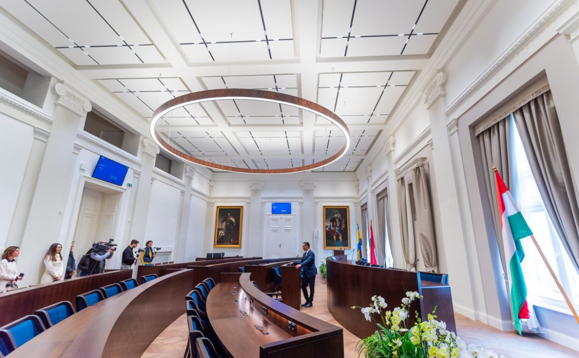 Mayor of Debrecen presented the renewed Old Town Hall_Debrecen_Hungary
