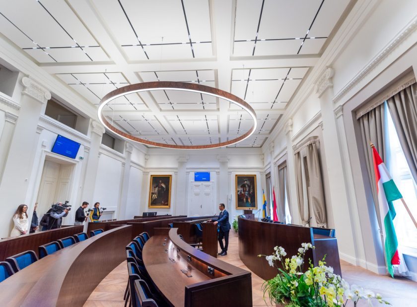 Mayor of Debrecen presented the renewed Old Town Hall_Debrecen_Hungary