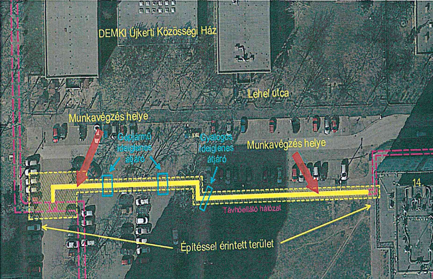 Transmission line section renovation on Lehet Street starts