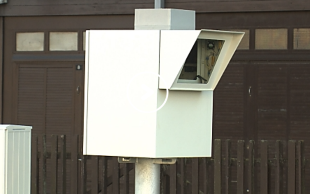 Another traffic box installed in a street in Debrecen