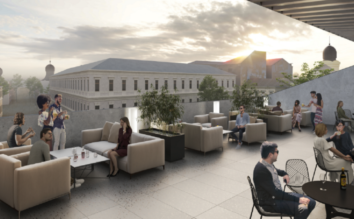 Creating a Community Cultural Centre for Music on Dósa nádor Square_Debrecen_Hungary
