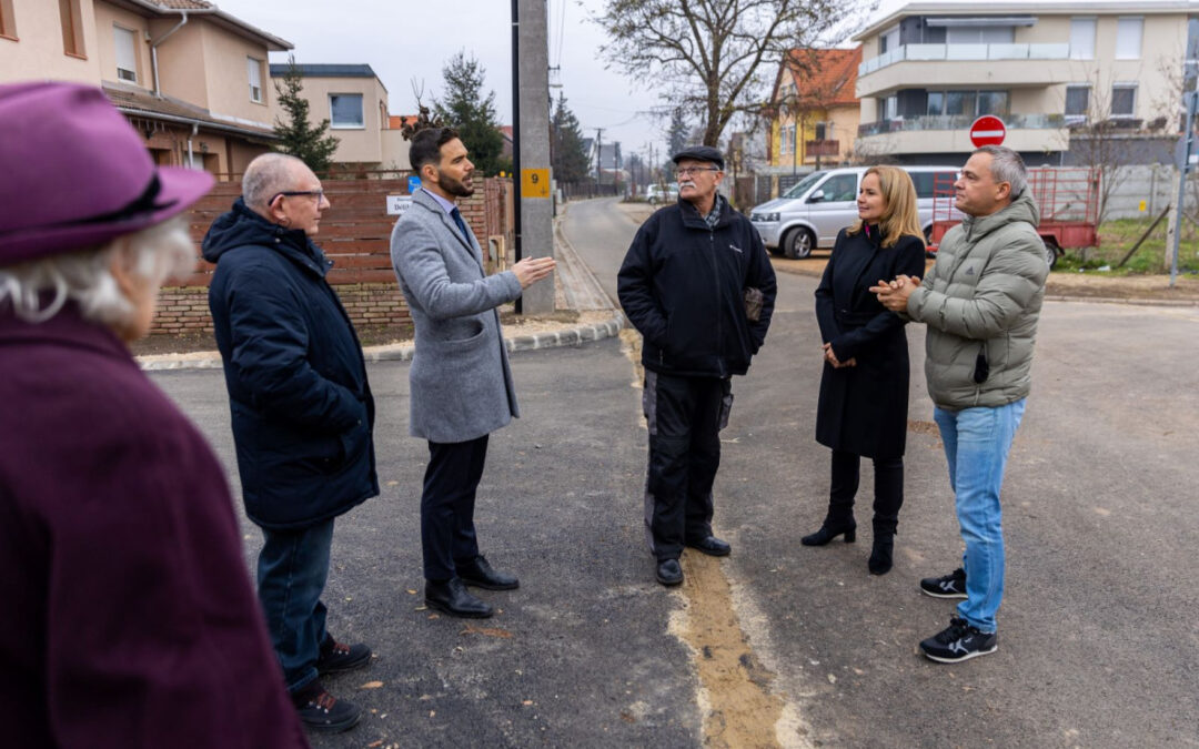 Road works on Gohér Street and Délibáb Street completed