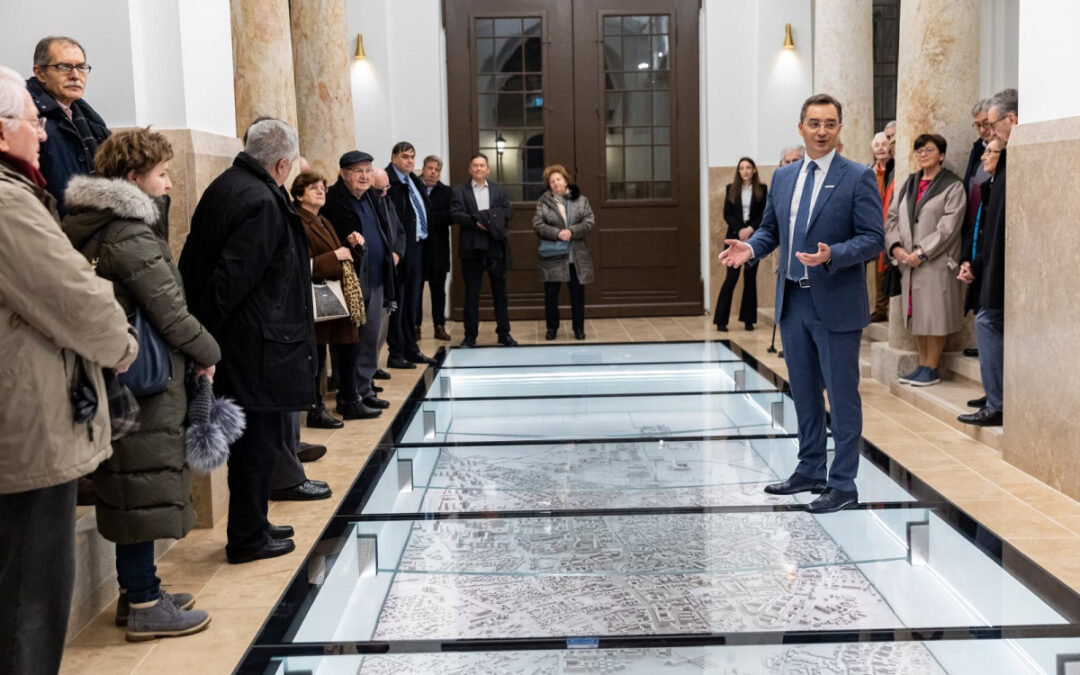 The professors of the University of Debrecen visited the Old Town Hall