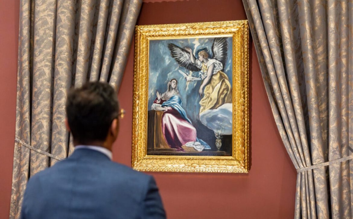 El-Greco-painting-Annunciation-arrived-at-the-Deri-Museum-Hungary-1024×684