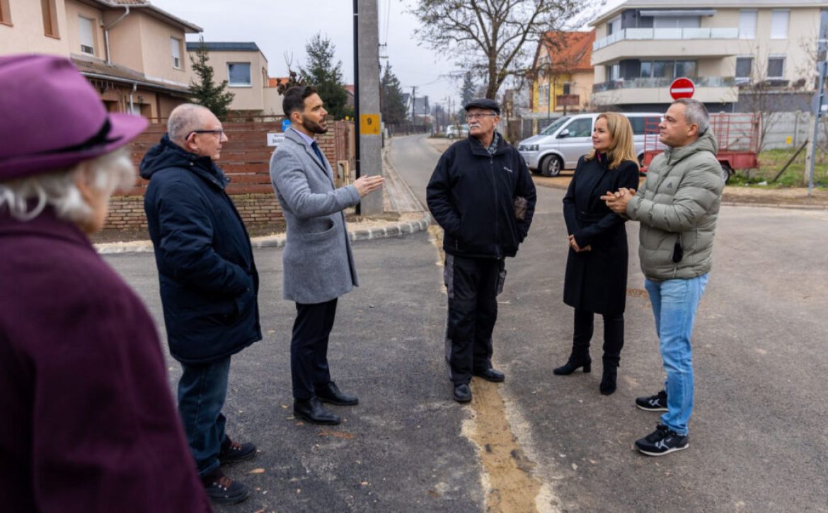 Road works on Gohér Street and Délibáb Street completed_Debrecen_Hungary