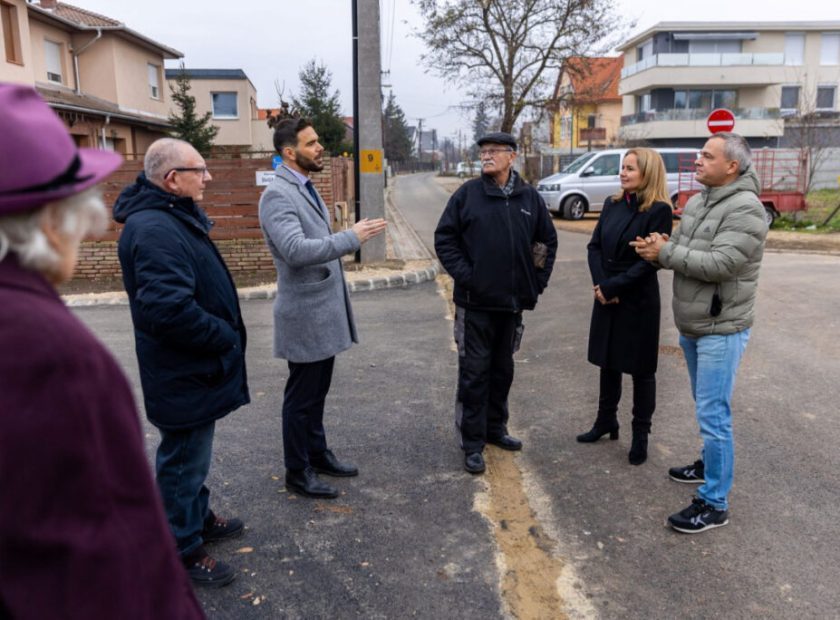 Road works on Gohér Street and Délibáb Street completed_Debrecen_Hungary