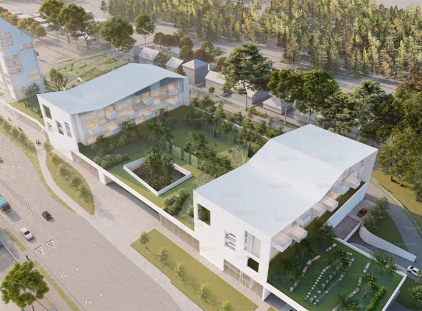 Multifunctional building complex to be built on Faraktár Street_Debrecen_Hungary