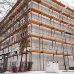 Renovations of prefabricated houses are taking place across the city