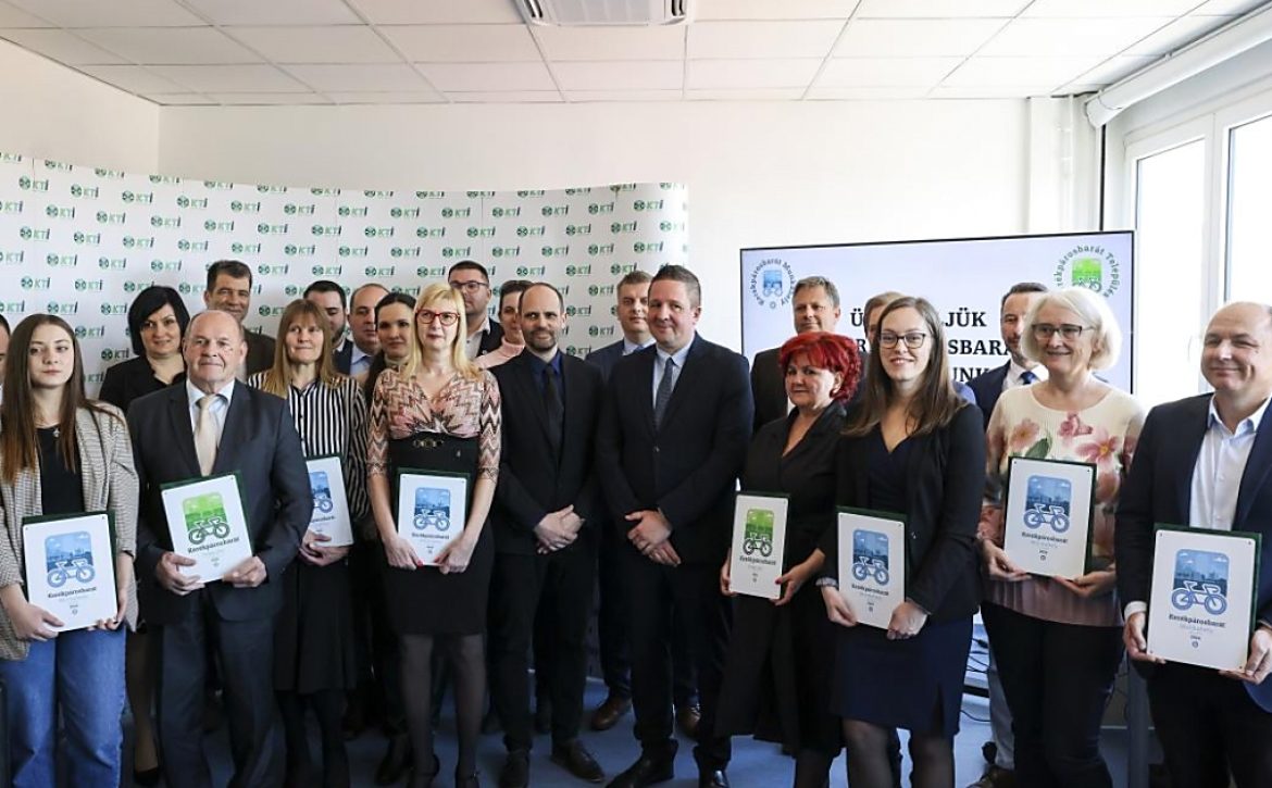 Debrecen is again a Bicycle Friendly City, EDC is again a Bicycle Friendly Workplace