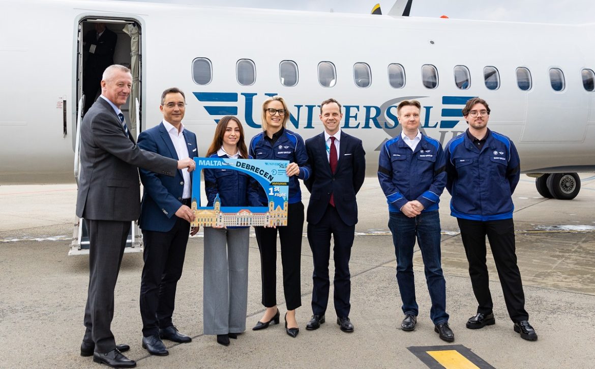 Flights to Malta and Leipzig depart from Debrecen twice a week