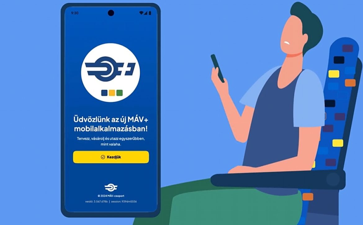 Hungarian Railway’s new application is being tested