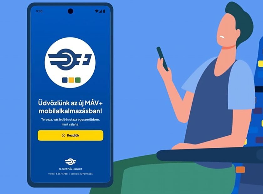 Hungarian Railway’s new application is being tested