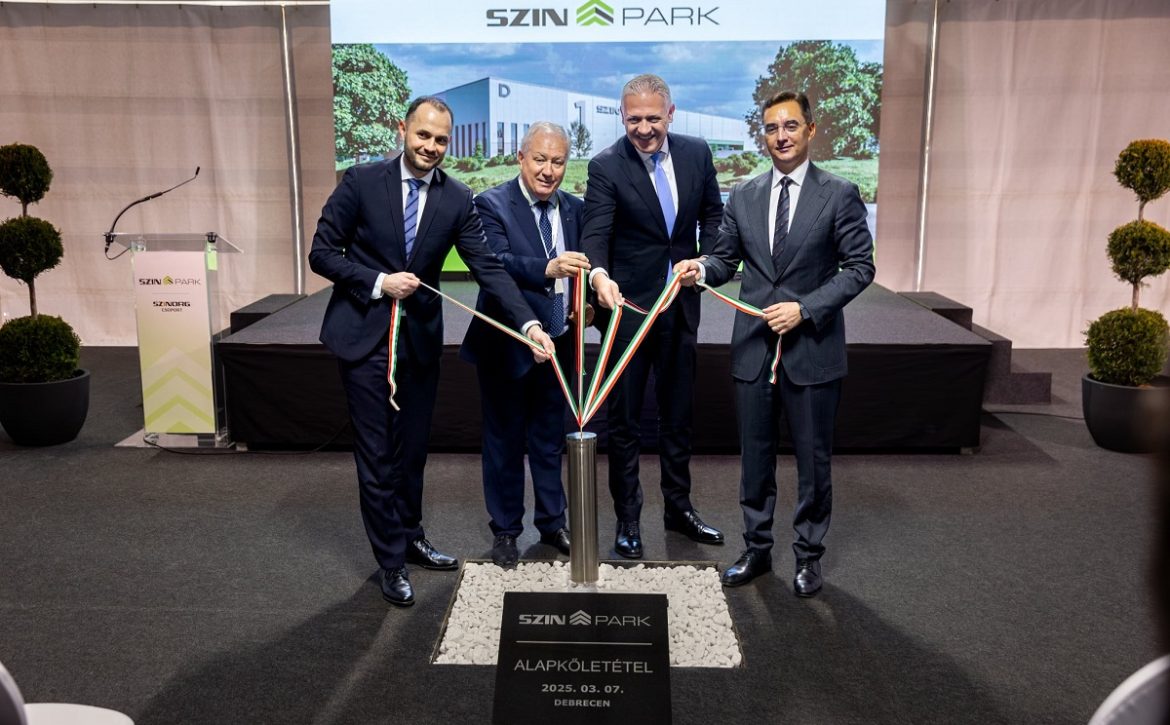 The foundation stone of a 110,000 square meter logistics center was laid in Debrecen_Debrecen_Hungary