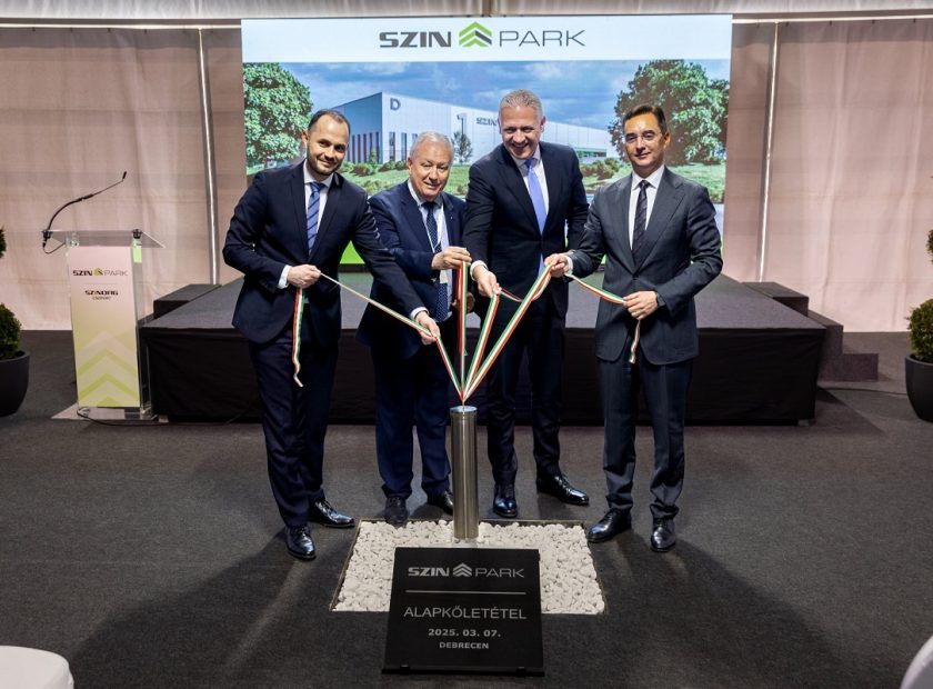 The foundation stone of a 110,000 square meter logistics center was laid in Debrecen_Debrecen_Hungary