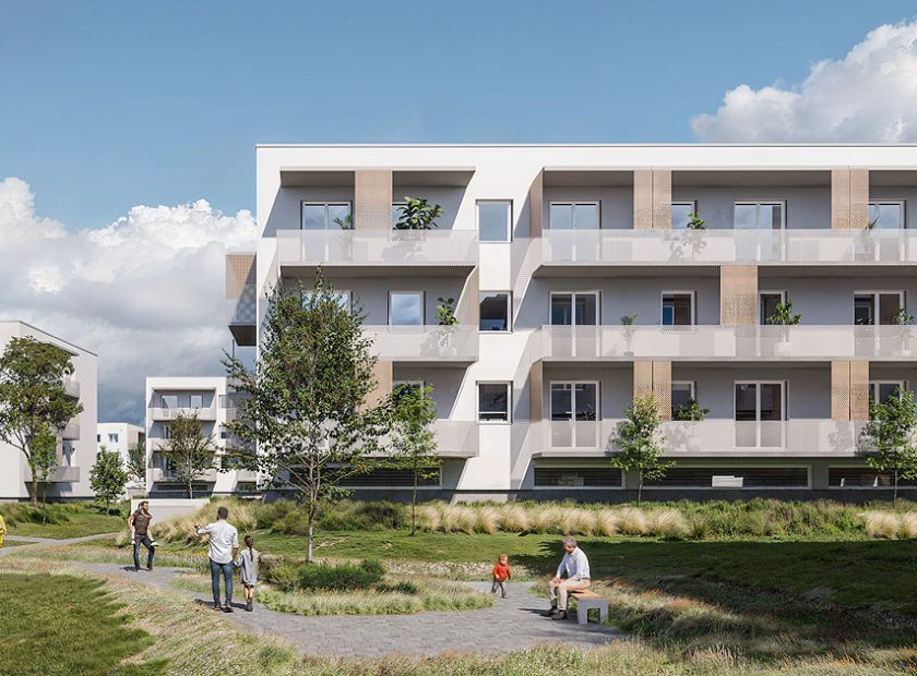 The new residential park in the southern part of Debrecen offers more than five hundred apartments