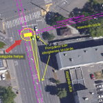 Transmission line repair at Kossuth-Klaipeda street intersection