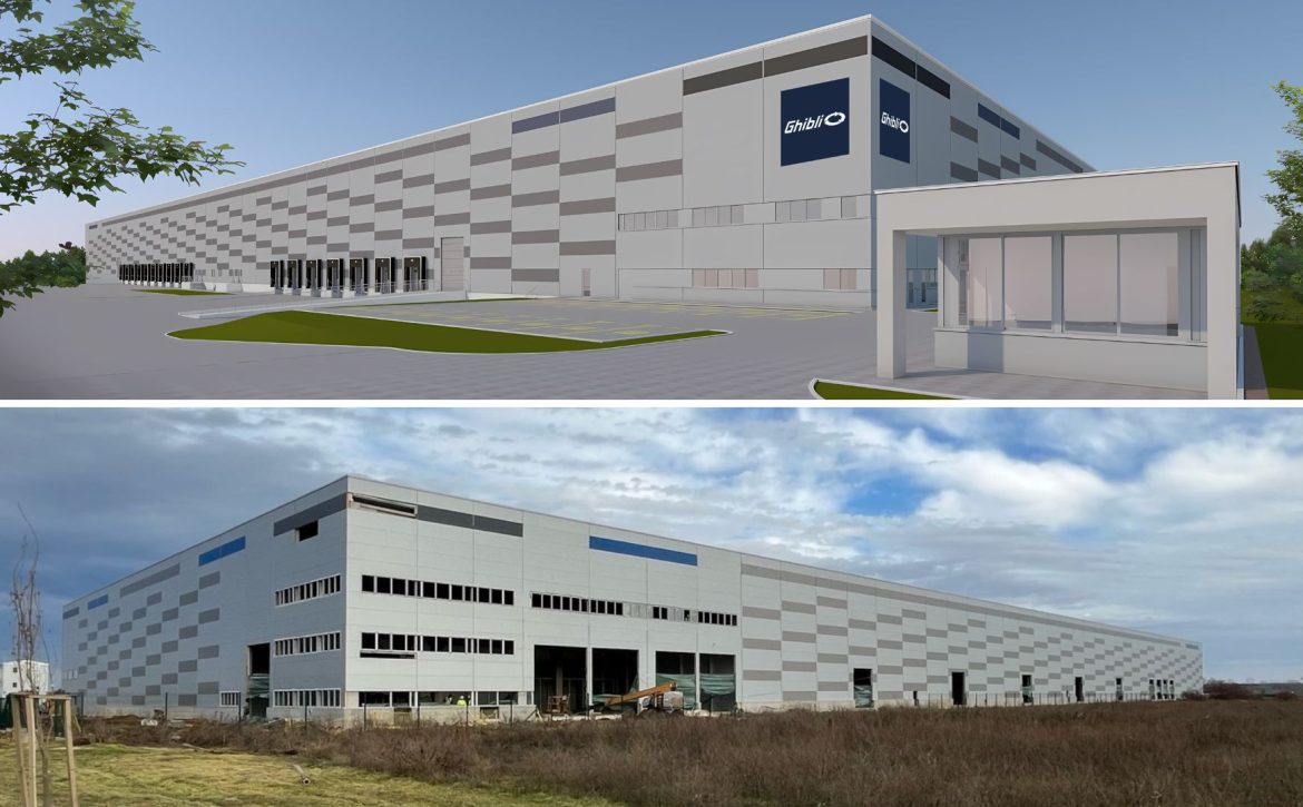 New, 22 thousand square metre logistics centre for rent in Debrecen