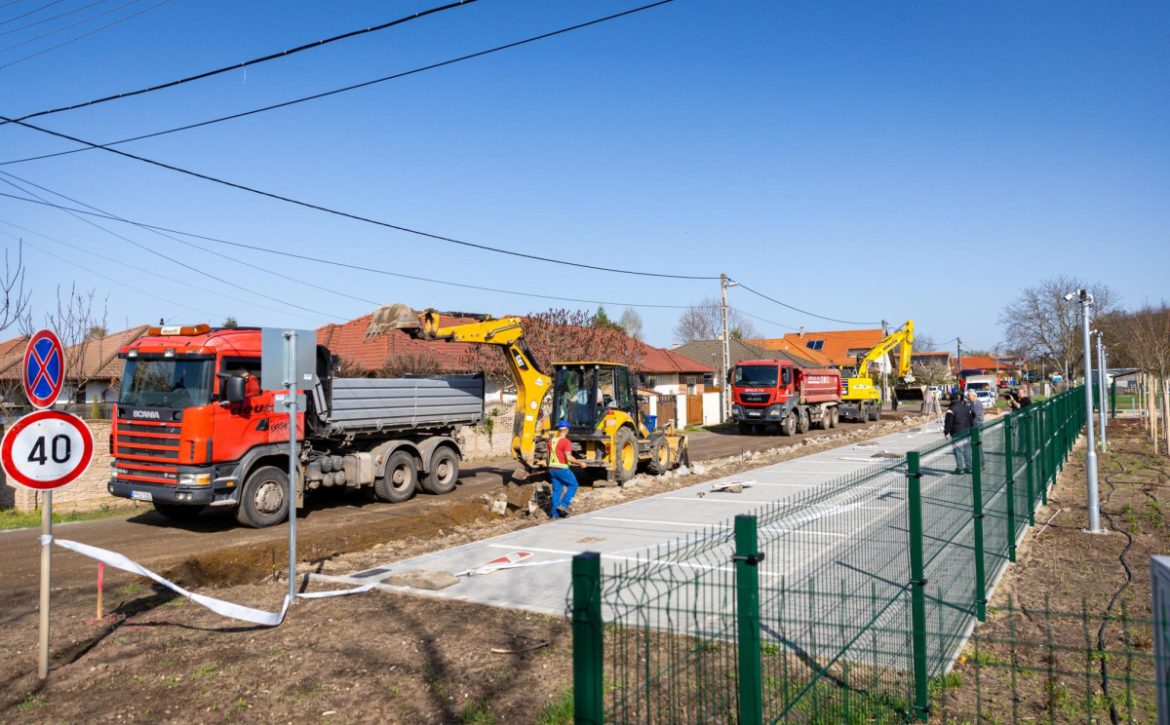 Road construction of Phase I of Platán Street has begun