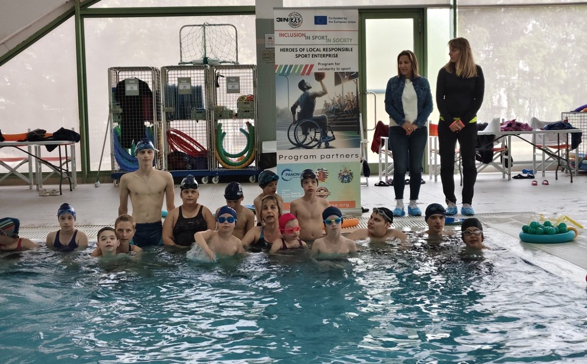 Swimming lessons were held for 15 children with special educational needs at the Debrecen Sports Swimming Pool