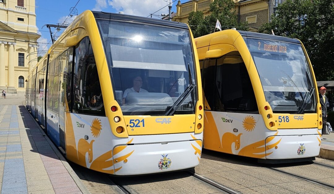 Changes to this weekend tram services in Debrecen