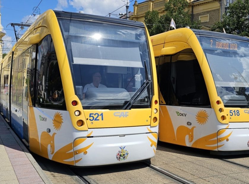 Changes to this weekend tram services in Debrecen