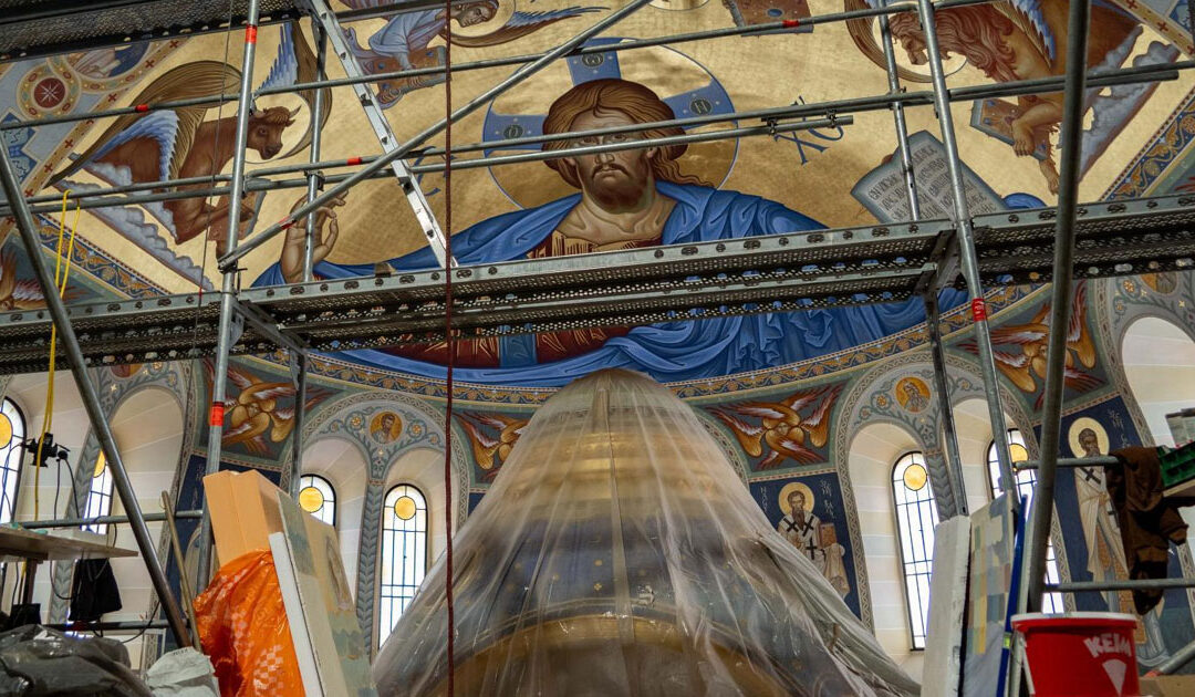 The renovation of the Greek Catholic Cathedral has entered a new phase