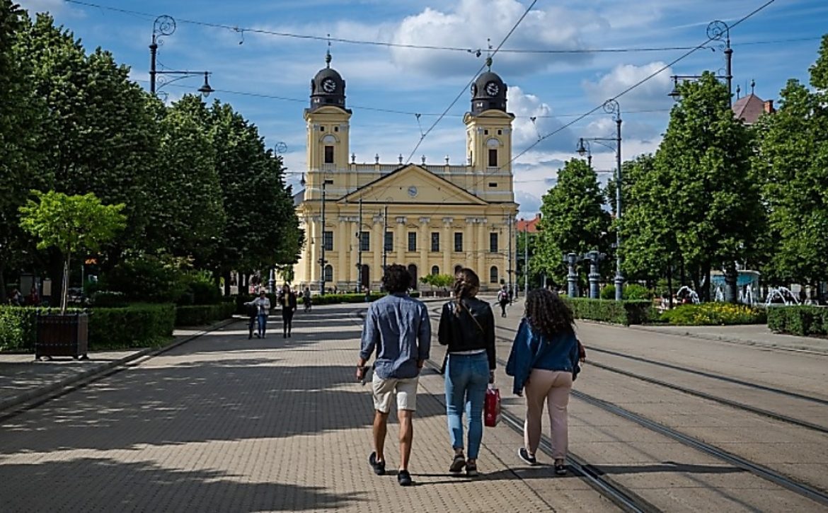 There were a lot of foreign tourists in Debrecen last week
